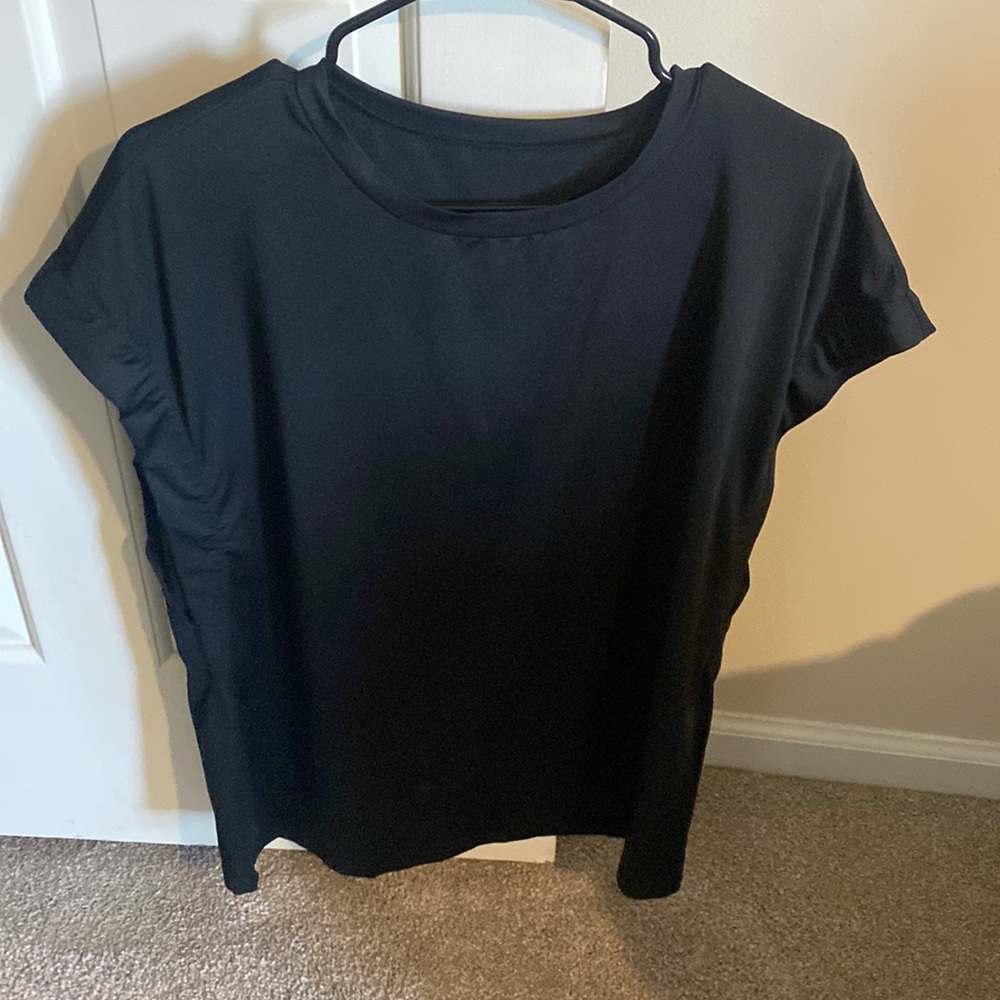 Black Shein elastic top